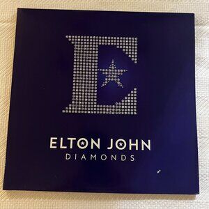 Elton John  Diamonds 2017 Re Released Retro Vinyl Blue Double Record Album